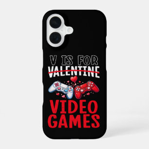 Valentines is for Video Games Funny Gamer Gift iPhone 16 Case