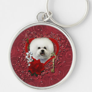 Valentines - Key to My Heart - Bichon Frise Ring