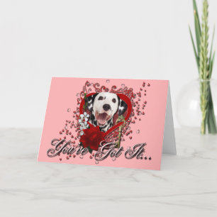 Valentines - Key to My Heart - Dalmatian Holiday Card