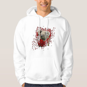 Valentines - Key to My Heart - Koala Bear Hoodie
