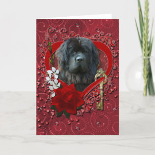 Valentines - Key to My Heart - Newfoundland Holiday Card