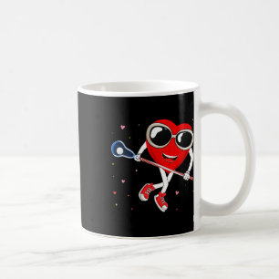 Valentines Lacrosse Valentines Shirt Heart Lacross Coffee Mug