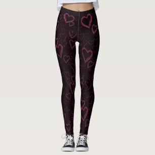 Valentine's Leggings Complicated Hearts Leggings