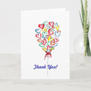 Valentine's Love Balloon Holiday Card