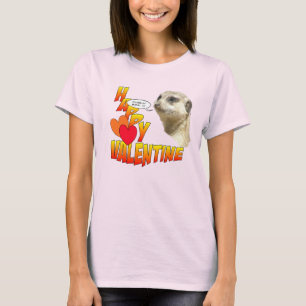 Valentines Meerkat BFF Ringer T-Shirt