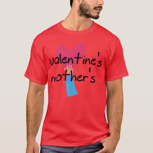 valentines mothers retro T-Shirt (Front)