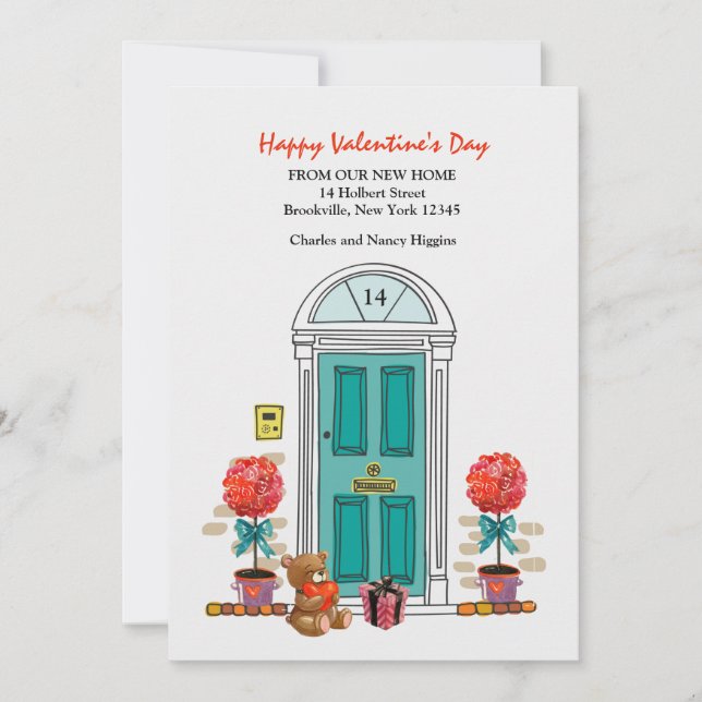 Valentine's Moving Announcement (Front)