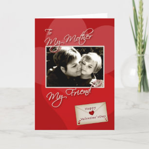 Valentine's - My mother - custom photo card