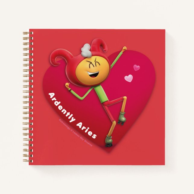 Valentine's Notebook for Aries (Front)