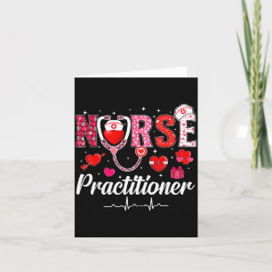 Valentines Nurse Practitioner Scrubs Nurse Life St Card