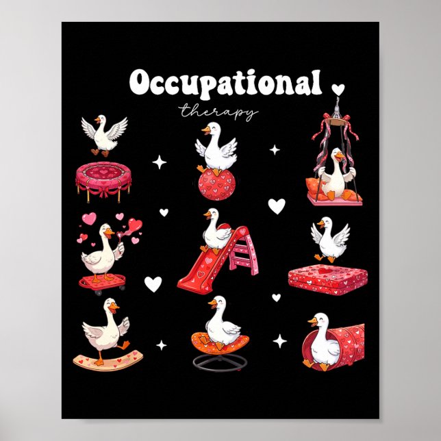 Valentines Occupational Therapy Silly Goose Ot The Poster (Front)
