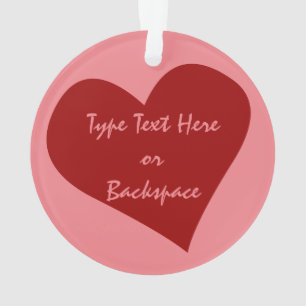 Valentine's Ornament Customised Love Ornaments