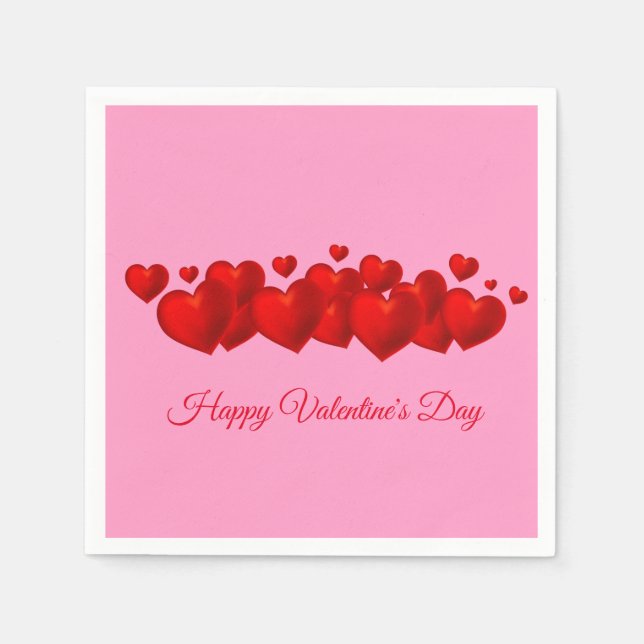 Valentine's Paper Napkin (Front)