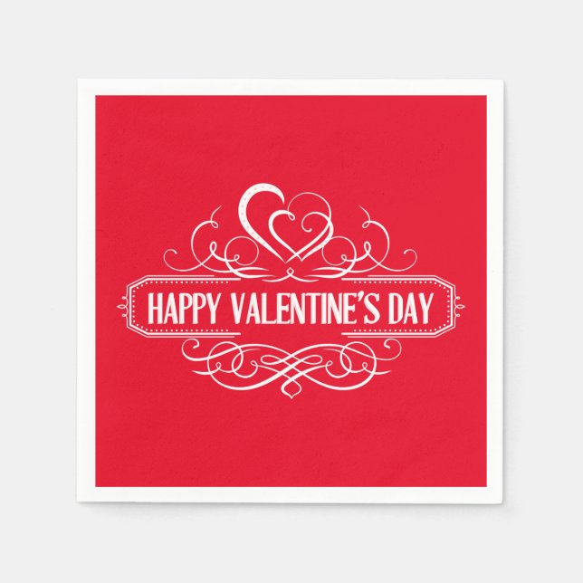 Valentine's Paper Napkin (Front)