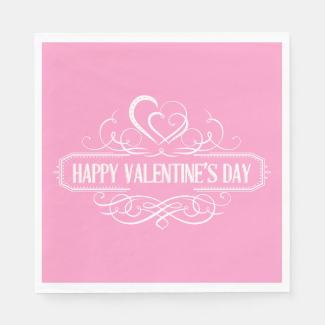 Valentine's Paper Napkin (Front)