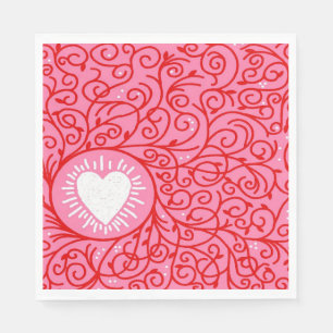Valentine's Paper Napkin