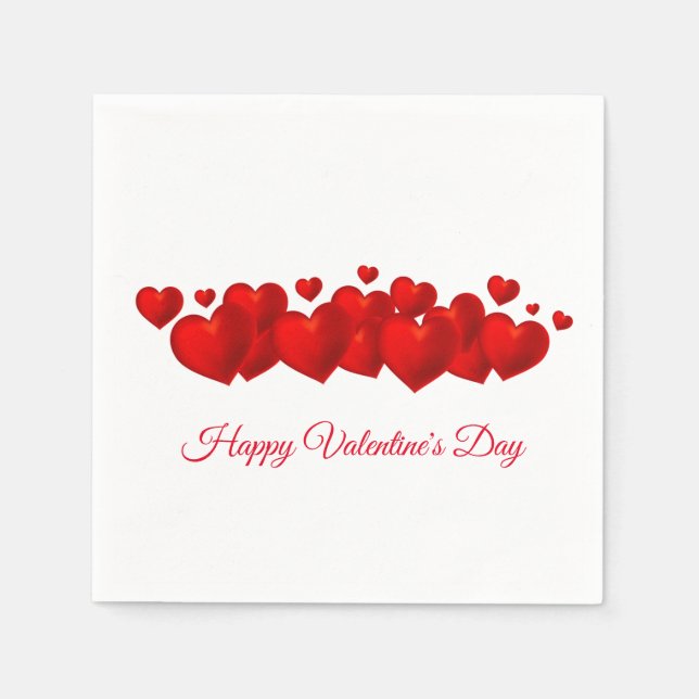 Valentine's Paper Napkin (Front)