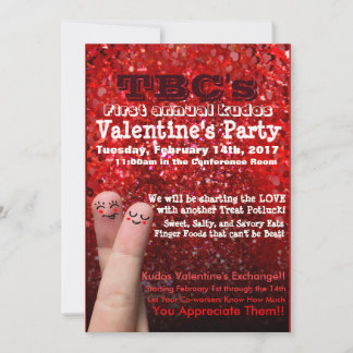 Valentine's Party Flyer Invitation
