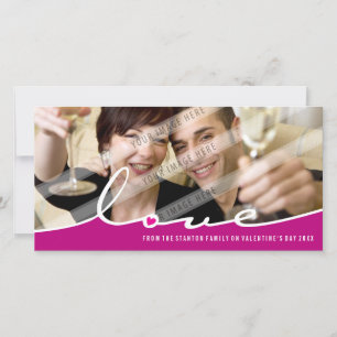 VALENTINE'S PHOTOCARD :: love divide 4L Holiday Card