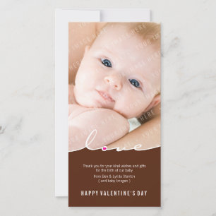 VALENTINE'S PHOTOCARD :: love divide 7P Holiday Card