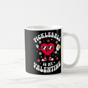 Valentines pickleball is valentines day heart wome coffee mug