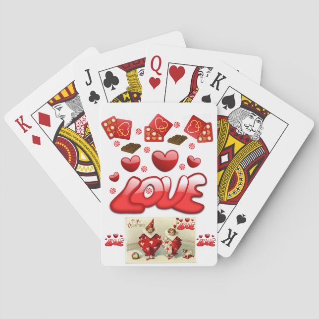 Valentine's Playing Card Deck (Back)