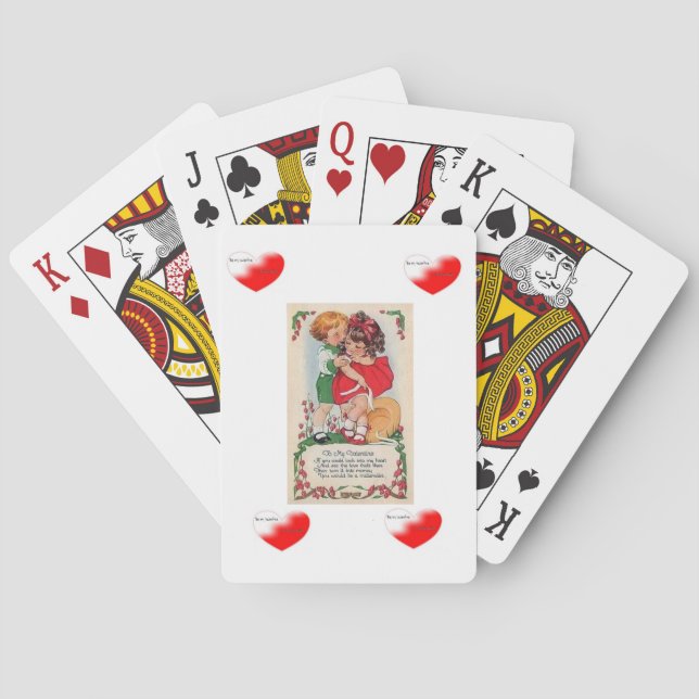 Valentine's Playing Card Deck (Back)