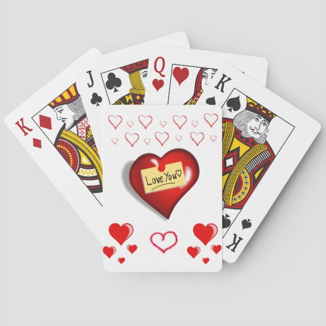 Valentine's Playing Card Deck (Back)