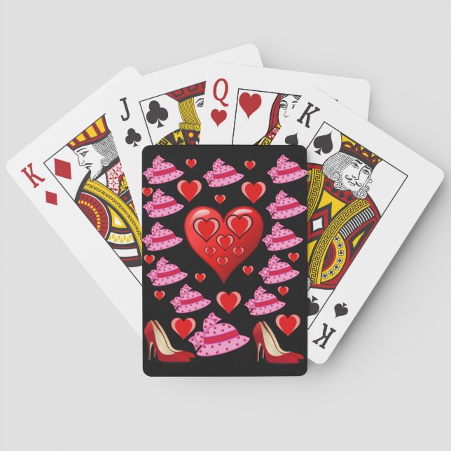 Valentine's Playing Card Deck (Back)