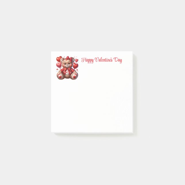 Valentines  post-it notes (Front)