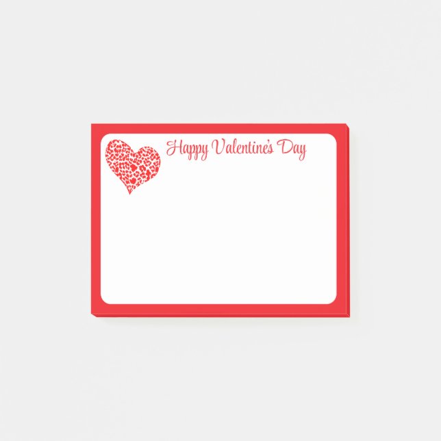Valentines  post-it notes (Front)