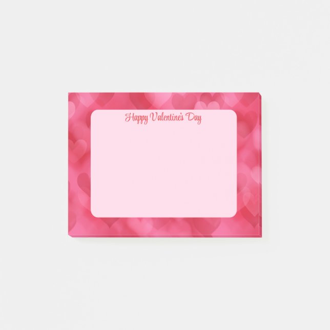 Valentines  post-it notes (Front)