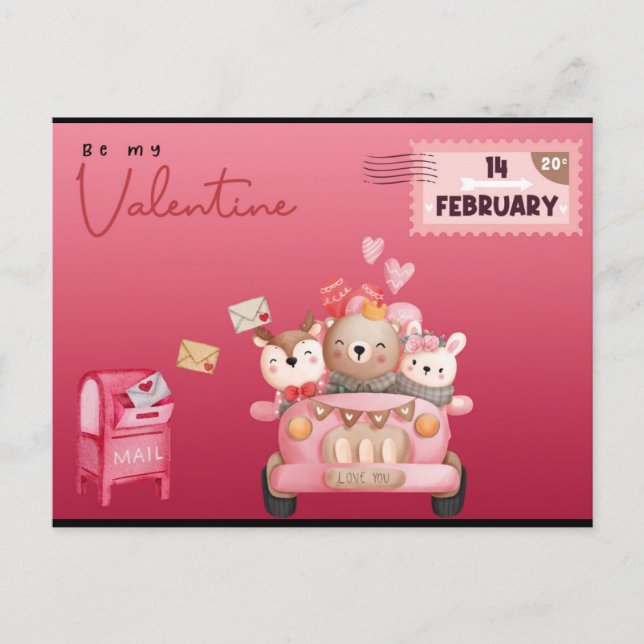 Valentines Postcard (Front)