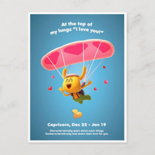 Valentine's Postcard for Capricorn