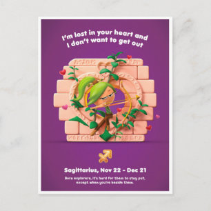 Valentine's Postcard for Sagittarius
