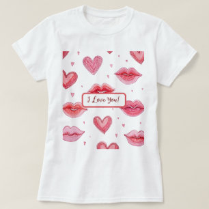 Valentine's print T-shirt