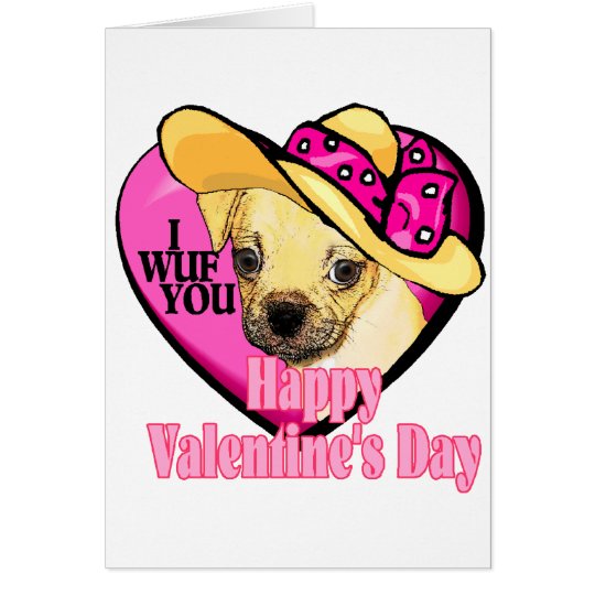 Valentines Puggle Card