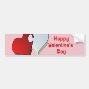 Valentine's Puzzle Bumper Sticker