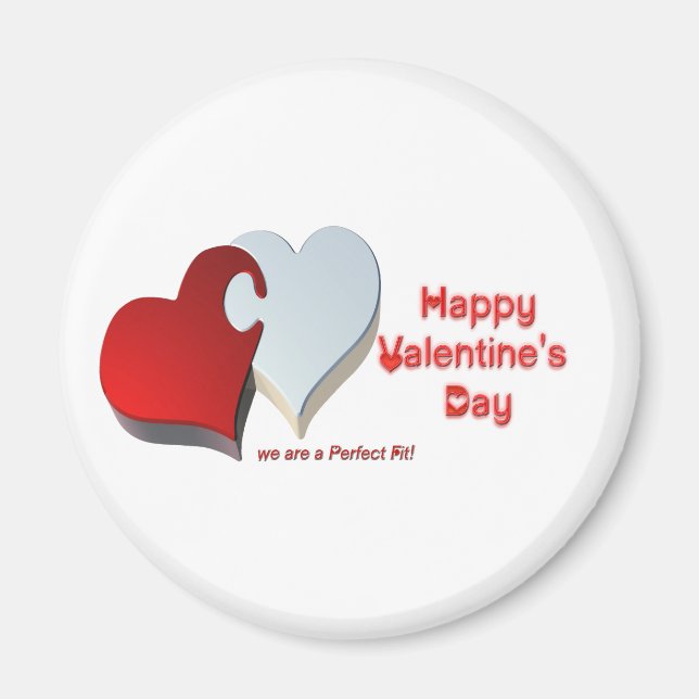 Valentine's Puzzle Magnet (Front)