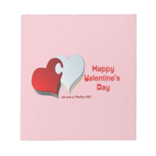 Valentine's Puzzle Notepad
