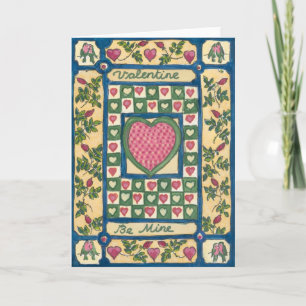 Valentine's Quilt Holiday Card
