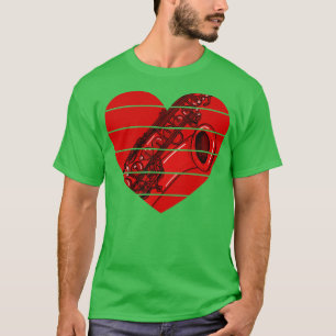 Valentines Saxophone Saxophonist Wedding Musician T-Shirt