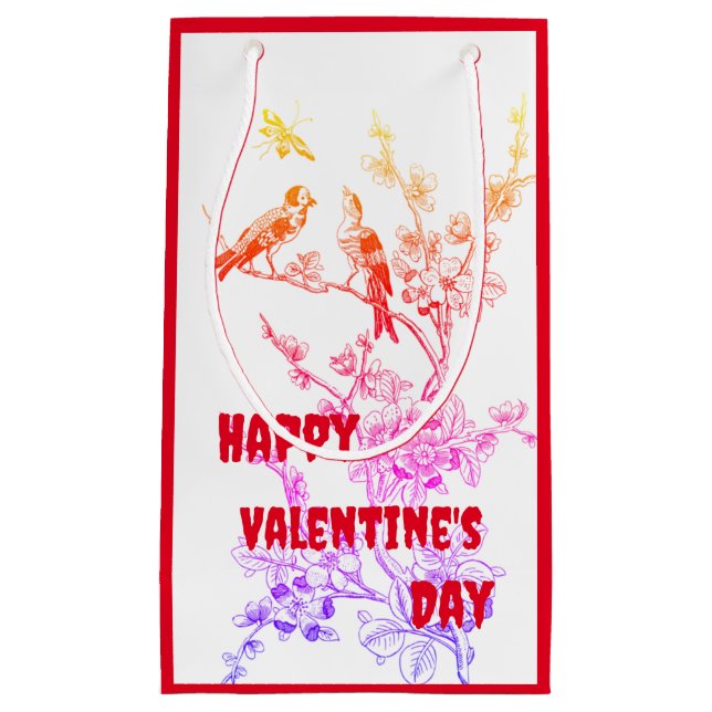 Valentine's   small gift bag (Front)