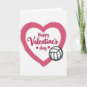 Valentines Sports Heart Felt Card