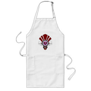 Valentines Star Burst Long Apron