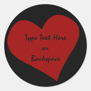 Valentine's Sticker I Love You Sticker Personalise