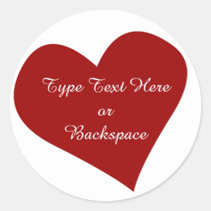 Valentine's Sticker I Love You Sticker Personalise