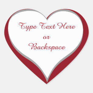 Valentine's Sticker I Love You Sticker Personalise