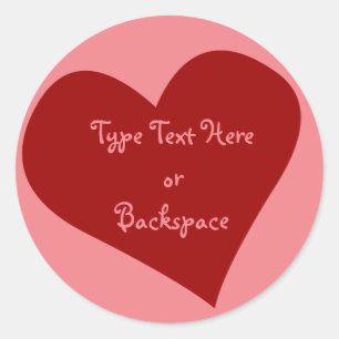 Valentine's Sticker I Love You Sticker Personalise