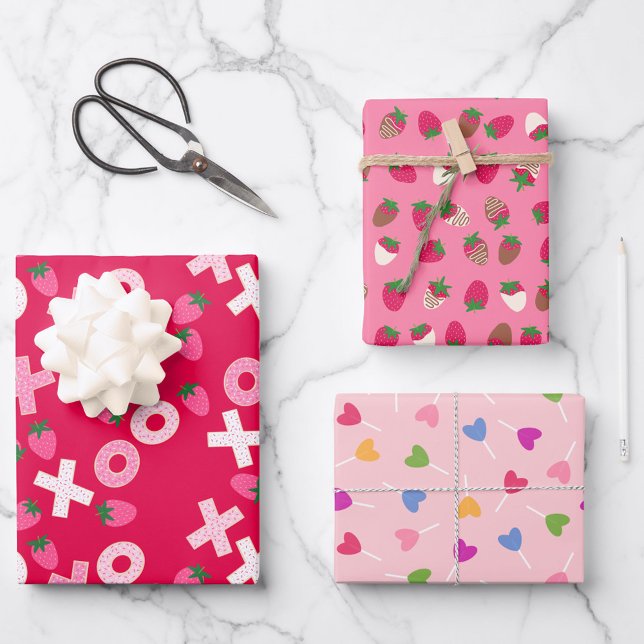 Valentine's - Sweetest Day - Wrapping Paper Trio 2 (Creator Uploaded)